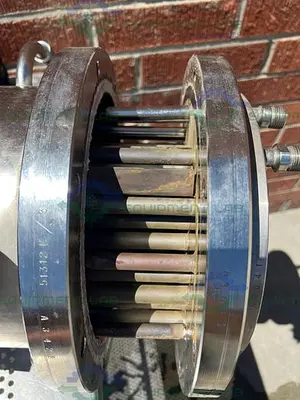 USED FINN-AQUA STAINLESS STEEL  HEAT EXCHANGER  13" X 37"