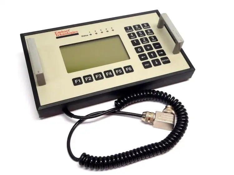 Used Emhart Teach Pendant Operator Interface Panel Automation Control (HMI) Michigan US | Maverick Industrial Sales #1413467