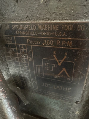 SPRINGFIELD centre lathe Lathes | Bowland Trading Ltd (8)