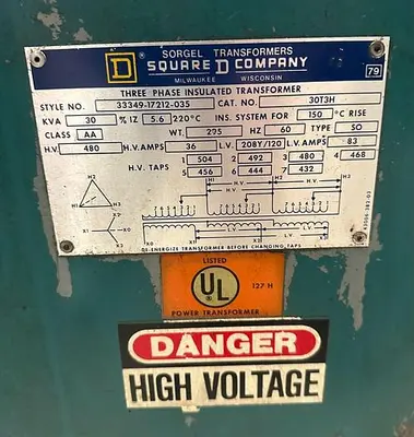 USED SQUARE D 33349-17212-035