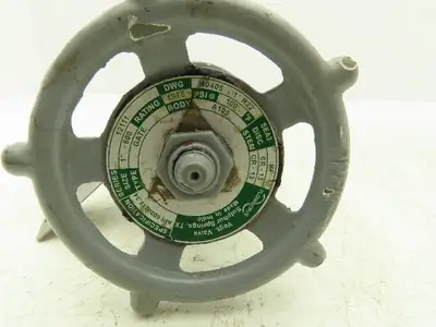 Flowserve 40405-1 1" Gate Valve 1975psi Forged Steel Rising Stem