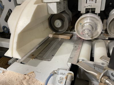 Weinig Optisaw System with Luxscan Combiscan and 3 Opticut 450 Quantum