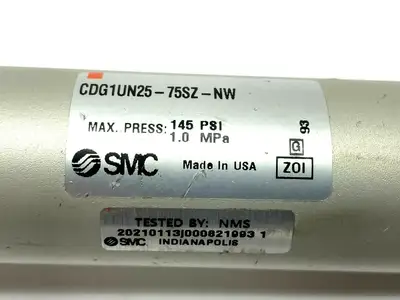 CDG1UN25-75SZ-NW | SMC  Round Body Cylinder - Used