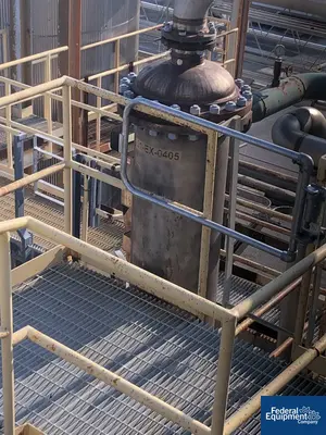 USED Trumbo, Incorporated 1,417 Sq Ft Trumbo Heat Exchanger, 316L S/S, 100/100#