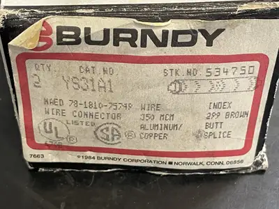 NEW BURNDY YS31A1
