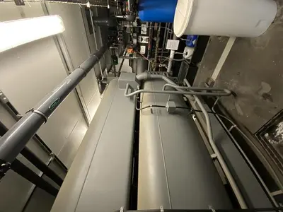 USED HEAT AND POWER PLANT WITH AN ABSORPTION CHILLER 850 KW