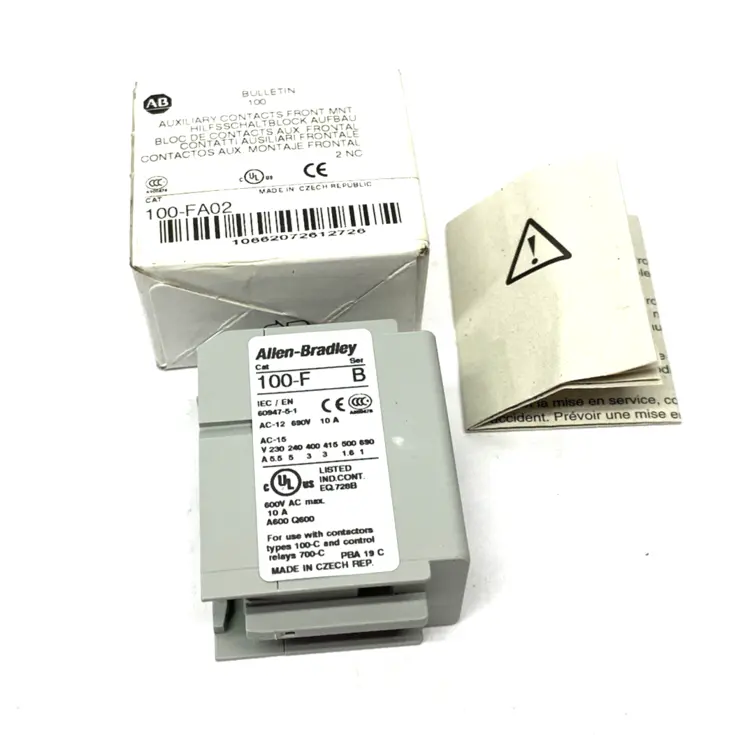 Used ALLEN BRADLEY SER. B FRONT MOUNT AUXILIARY CONTACT Contact Blocks Michigan US | Maverick Industrial Sales #1090369