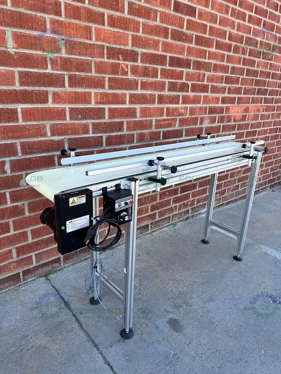 Used MK TECHNOLOGY GROUP BELT CONVEYOR 72" X 12" W/ BODINE 1/8 1/4 HP MOTOR Belt Conveyors California US | Equipment Lab #486910