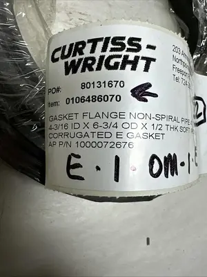 Used CURTISS WRIGHT 0106486070 Seals & Gaskets Ohio US | Surplus Asset Holdings #1246570