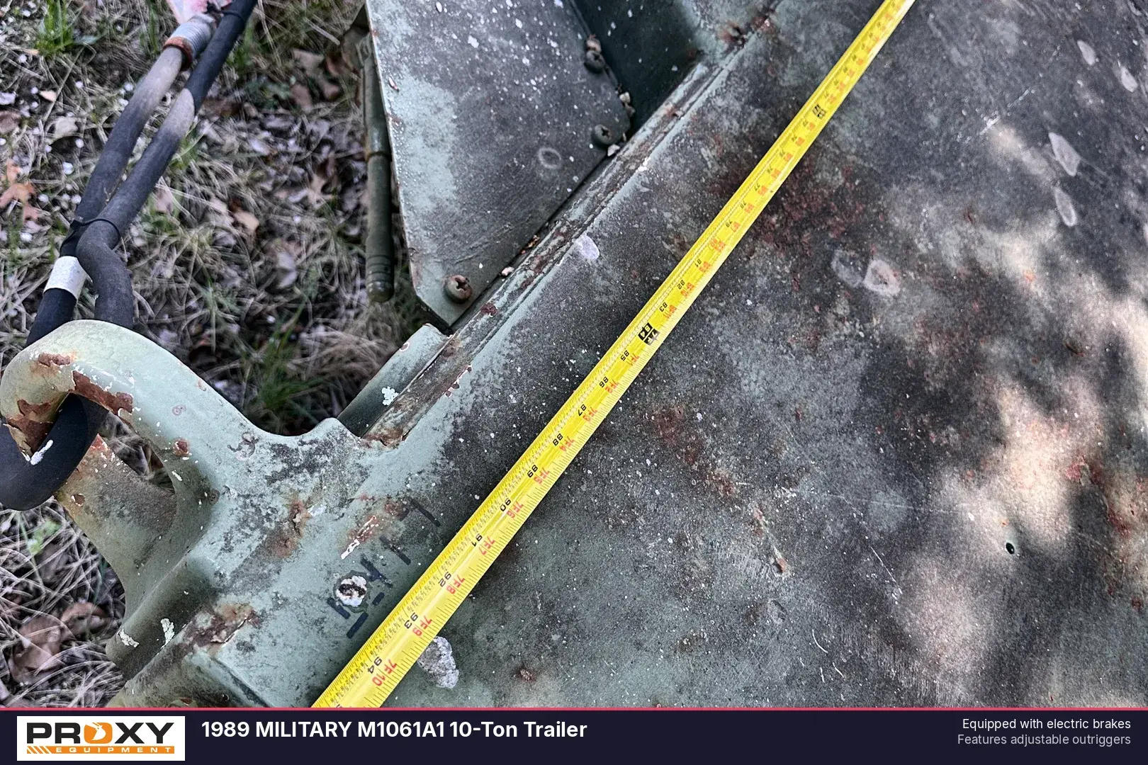 Used 1989 MILITARY M1061A1 10-TON TRAILER Flatbed Trailers New Jersey US | Proxy Equipment #1378211