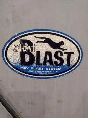 SKAT BLAST DRY BLAST SYSTEM ABRASIVE AIR SAND SHOT BOOTH & DUST COLLECTOR: YOBRO #24818