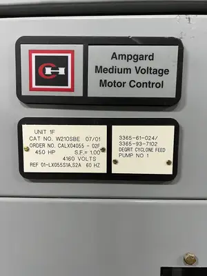 Ampgard MV Switchgear, 4160V, 1000A