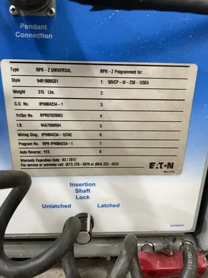 Eaton RPR-2 Universal Remote Power Racking System