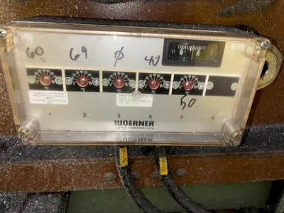HERTWICH ENGINEERING MODEL #HE-300-30/A SWARF PUCK BRIQUETTER PRESS MACHINE: STOCK #23344