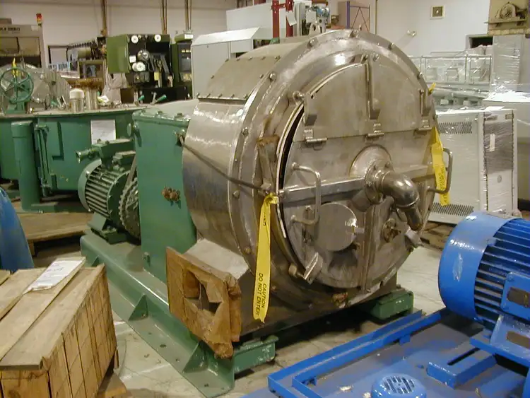 Used KRAUSS MAFFEI SZ90C Basket Pusher Centrifuges New Jersey US | Perry Equipment #119930