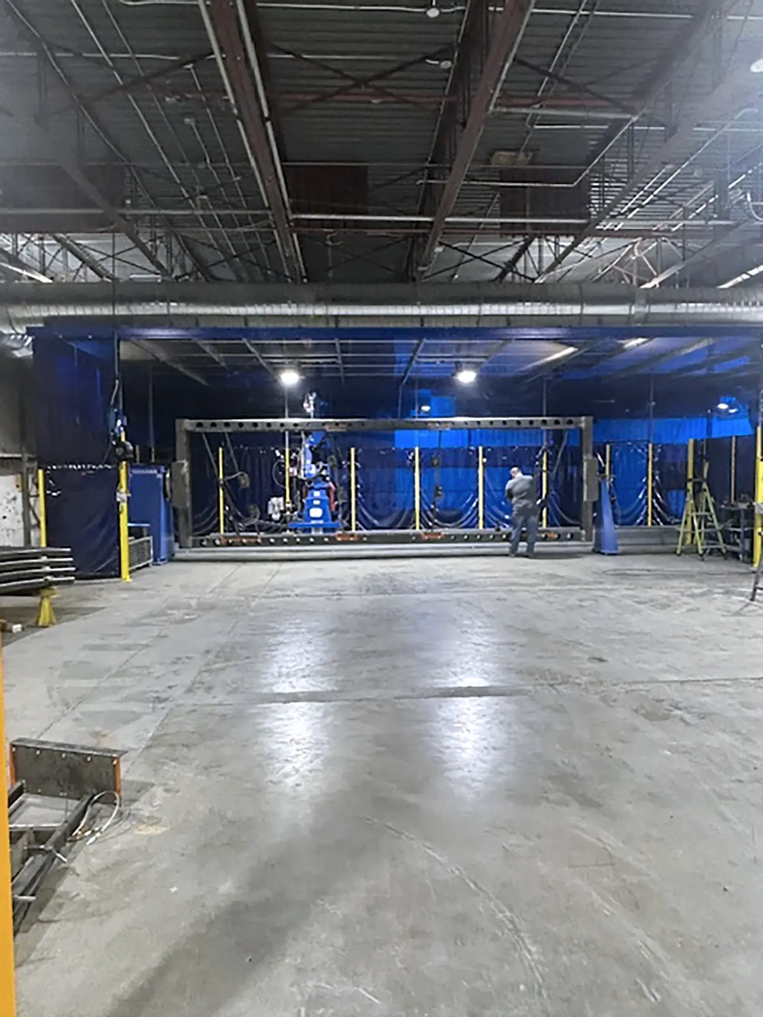 USED 2023 YASKAWA 70FT DUAL ROBOT WELD CELL