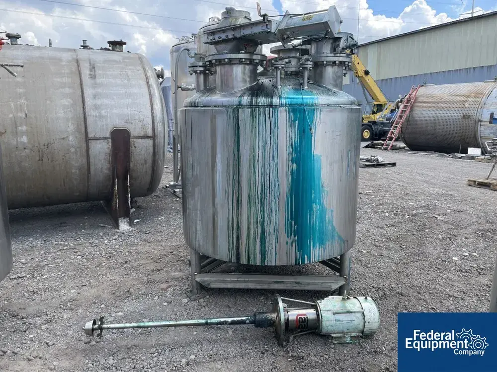 USED Lee Industries 360 Gal Lee Reactor, 304 S/S, 20/100#