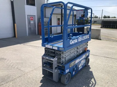 Used 2007 GENIE GS-1930 ELECTRIC SCISSOR LIFT Scissor Lifters Alberta CA | Adcock Equipment #1418060