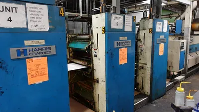 HARRIS GRAPHICS M110-series short-grain 8-page commercial web offset presses Commercial Web Offset | Machinery Solutions Group, Inc. (11)