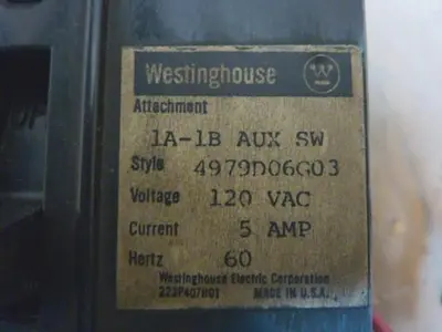 USED WESTINGHOUSE FB3060