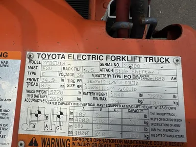 Used 2015 TOYOTA 7FBEU18 Misc Forklifts Minnesota US | Carco Truck & Equipment #1513687