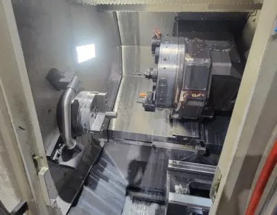 2012 OKUMA GENOS L300M-E CNC Lathes | Toolquip, Inc. (3)