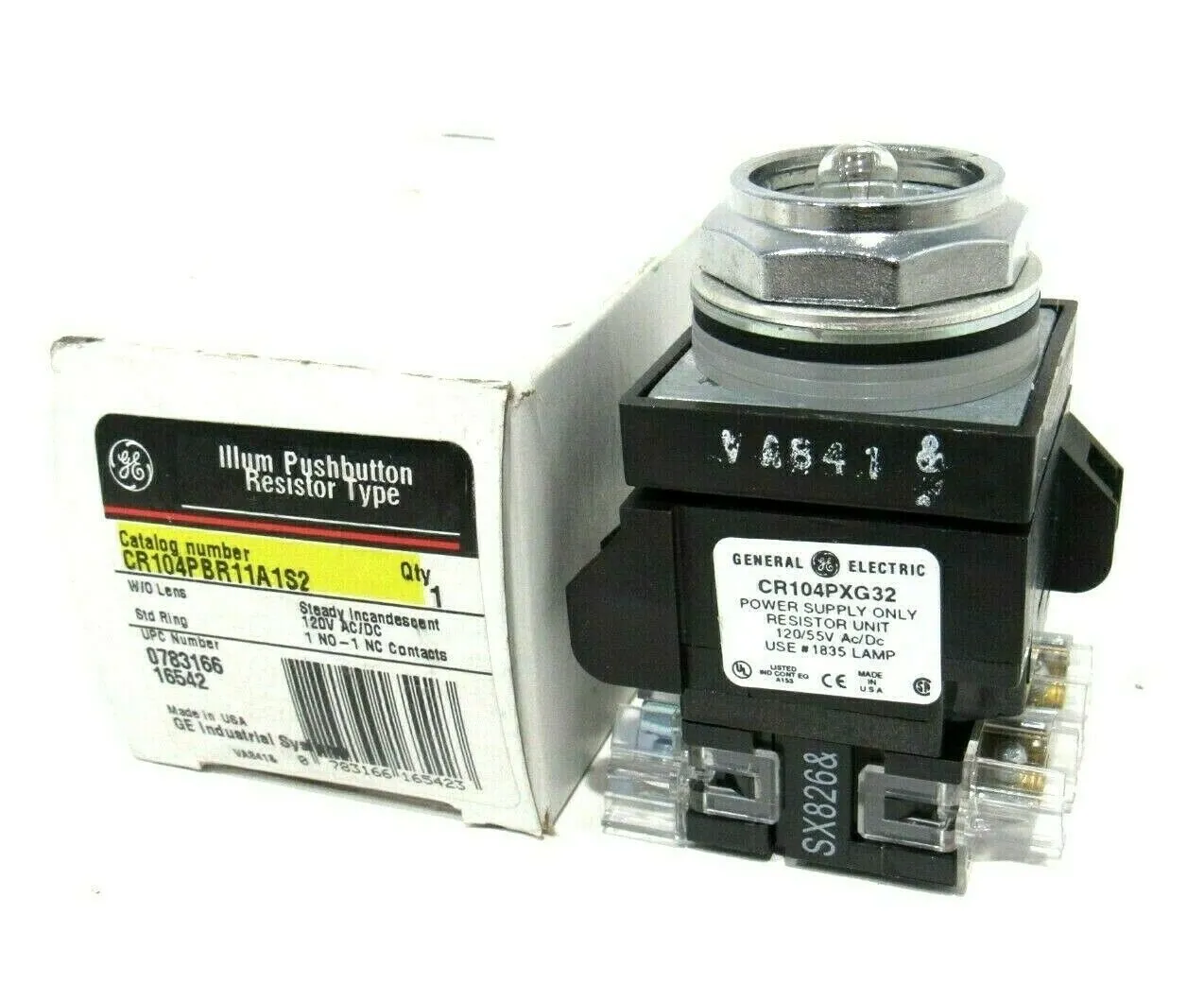 NEW GENERAL ELECTRIC CR104PBR11A1S2 PUSHBUTTON