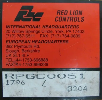 NEW RED LION RPGC0051 ROTARY PULSE GENERATOR