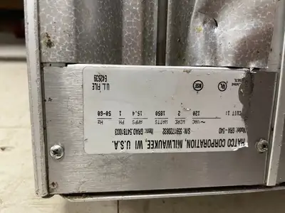 Used Hatco Used Hatco GRA-54D Glo-Ray 54" Aluminum Dual Infrared Food Warmer 120V 1850W Heat Lamps (Food) Illinois US | Falcon Restaurant Supply #1376189