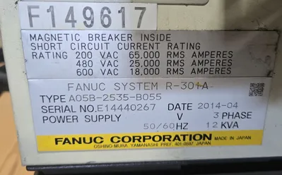 Used 2014 FANUC R-2000iB/210F + R-30iA Robots Michigan US | iGAM Industrial Marketplace #1291672