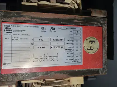 Transformer MCC Bucket 7.5kVA Single-Phase Dry Type