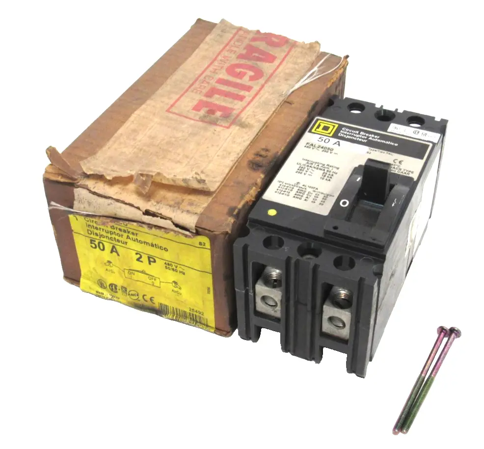 NEW SQUARE D FAL24050 CIRCUIT BREAKER 50A 2P