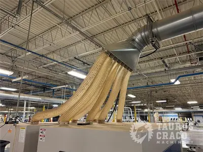 Used 2019 E-CHAIN ECT-48S ANGULAR DOUBLE END-TENONER LINE Woodworking Tenoners Ontario CA | Taurus Craco Machinery Inc #1314188