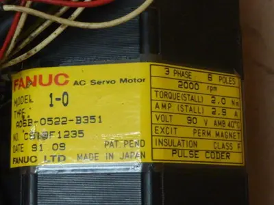 USED FANUC A06B-0522-B351