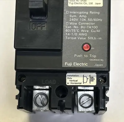 Used FUJI ELECTRIC BU-ECA2010 Miscellaneous Equipment (Electrical & Power) | Surplus Asset Holdings #1194227