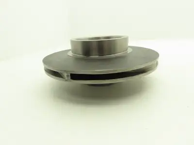 Centrifugal Pump Impeller 60mm Keyed Bore 203mm OD Steel