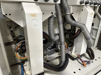 Stefani Evolution SSB Double-Sided Edgebander w/ Mahros Automatic Vacuum Loading & Unloading