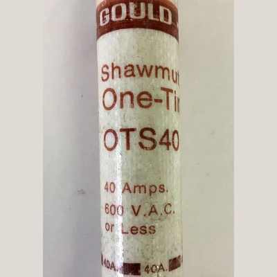 Gould 40 Amp One-Time Fuse