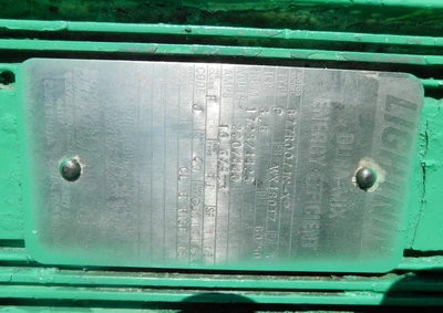 USED LIGHTNING MIXER 3.5 HP
