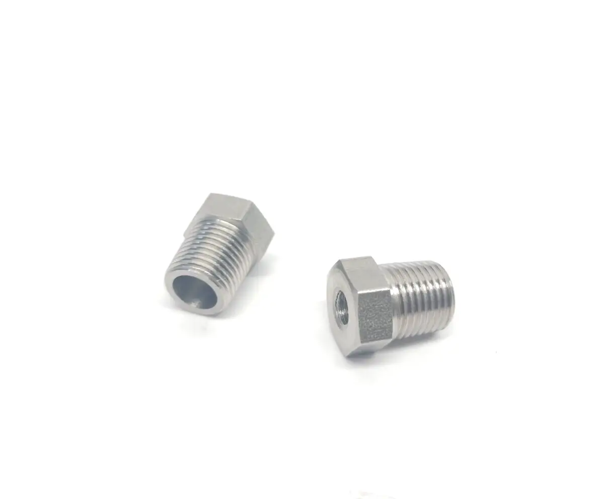 2684K35 | Mini Medium Pressure 303SS Fitting 1/8" MNPT To 10-32 Female LOT OF 2 - New Other