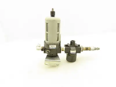 Koganei FR300-03-A Pneumatic Filter Regulator Throttle Valve Assembly 3/8" NPT