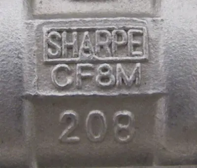 NEW SHARPE 1/2" BALL VALVE 53036 1000 CWP