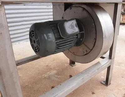 Dust Collector, Baghouse, 34 SF, S/st, 2 HP #S743809