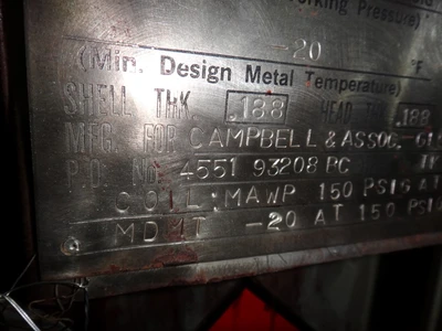 150 Gallon Stainless Steel Canisters