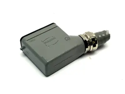 19 20 010 1540,09 20 010 2612 | Harting 19 20 010 1540 Hooded Insert Connector Male 09 20 010 2612 - Used