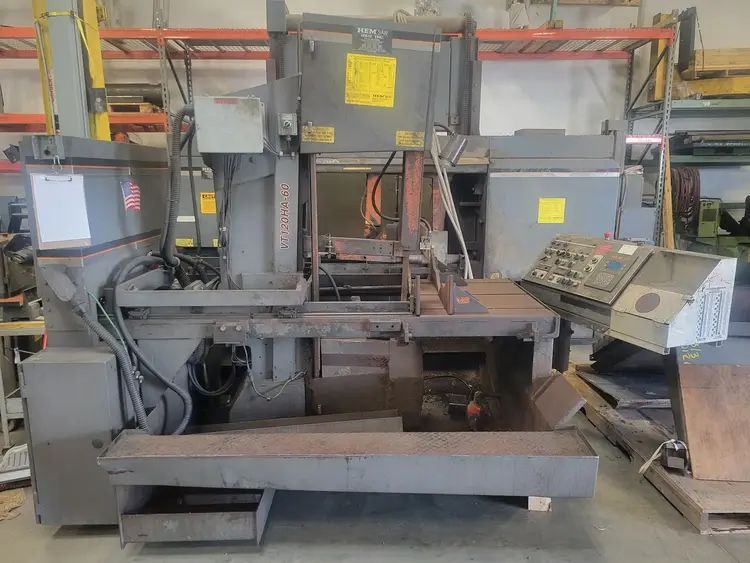 Used 2007 HEM VT120HA-60 Vertical Band Saws Illinois US | Aucto #1418302
