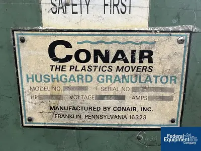 USED Conair Group 20 HP Conair Granulator, Model 72000101