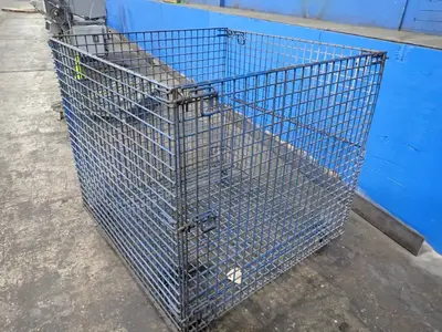 48" X 46" X 42" Collapsible Wire Basket