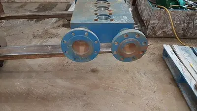 USED OILWELL A-314-ST TRIPLEX MUD PUMP