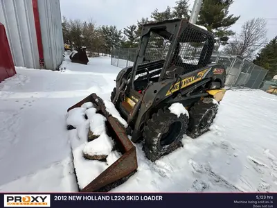 Used 2012 NEW HOLLAND L220 SKID LOADER Skid Steer Loaders Pennsylvania US | Proxy Equipment #1382740